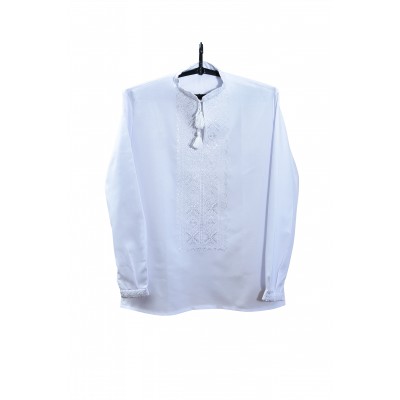 Embroidered shirt "Stars White"